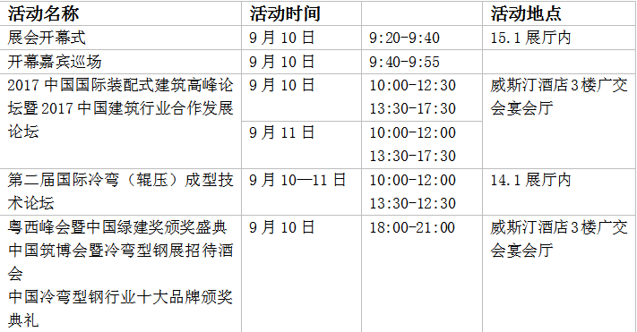 中国筑博会9月10日羊城重装启幕 